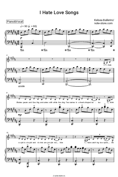undefined Kelsea Ballerini - I Hate Love Songs