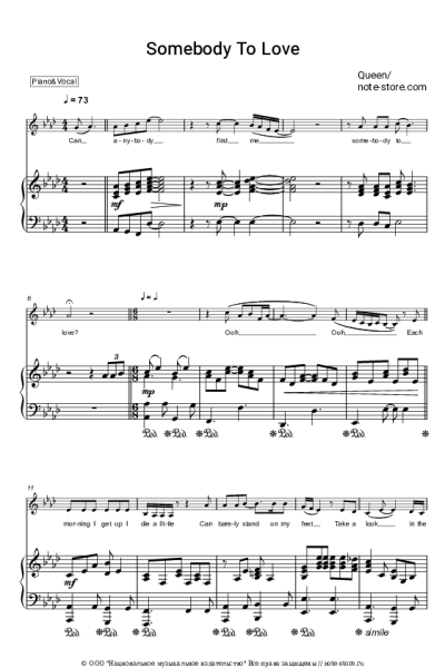 undefined Queen - Somebody To Love