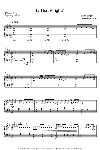 undefined Lady Gaga - Is That Alright?
