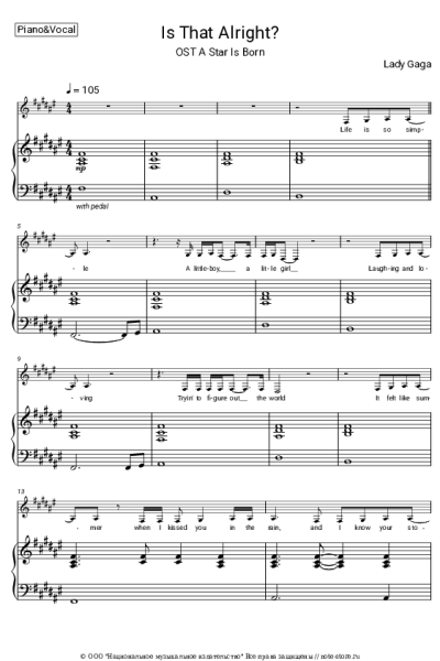 undefined Lady Gaga - Is That Alright?