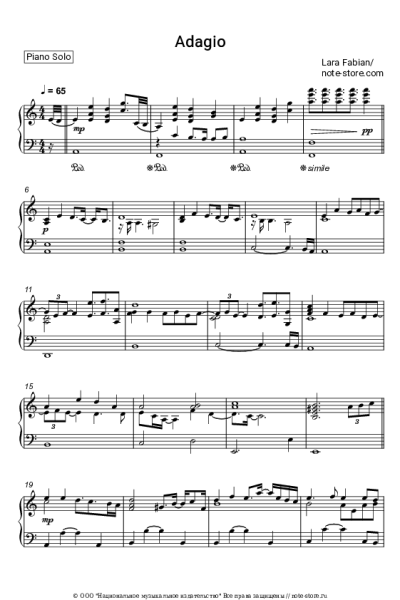 undefined Lara Fabian - Adagio