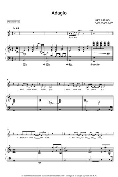 undefined Lara Fabian - Adagio