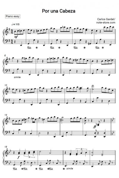 undefined Carlos Gardel - Por una cabeza