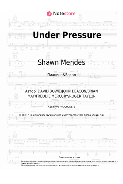 undefined Shawn Mendes, Teddy Geiger - Under Pressure