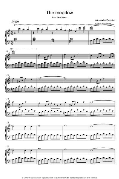 undefined Alexandre Desplat - The Meadow (New Moon)