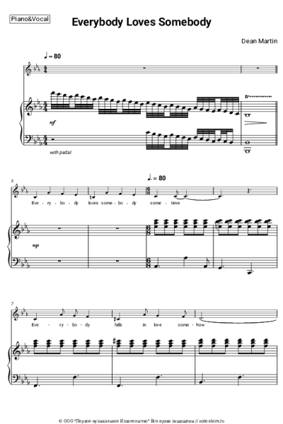 undefined Dean Martin - Everybody Loves Somebody