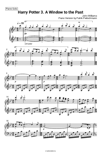 Ноты, аккорды John Williams - A Windows to the Past