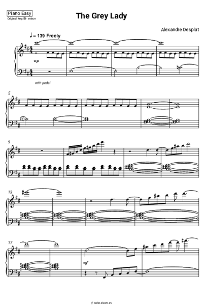 undefined Alexandre Desplat - The Grey Lady