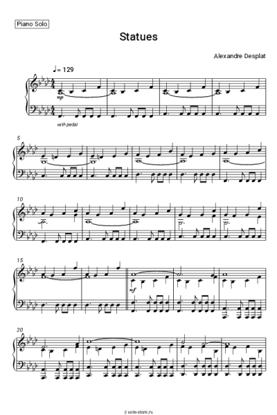 undefined Alexandre Desplat - Statues