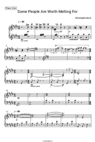 undefined Christophe Beck - Some People Are Worth Melting For