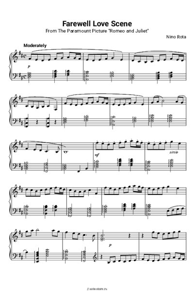 undefined Nino Rota - Farewell love scene