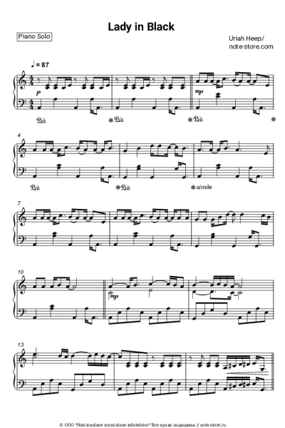 undefined Uriah Heep - Lady In Black