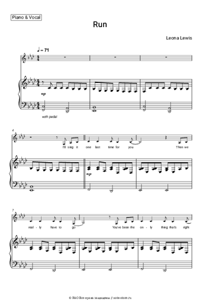 undefined Leona Lewis - Run