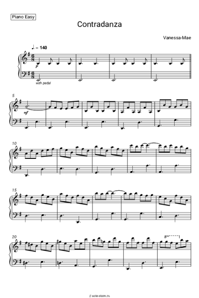 undefined Vanessa Mae - Contradanza