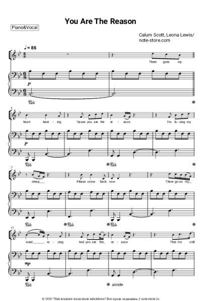 undefined Leona Lewis, Calum Scott - You Are the Reason