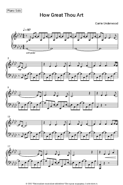 undefined Carrie Underwood - How Great Thou Art