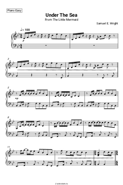 undefined Samuel E. Wright - Under The Sea (From The Little Mermaid)