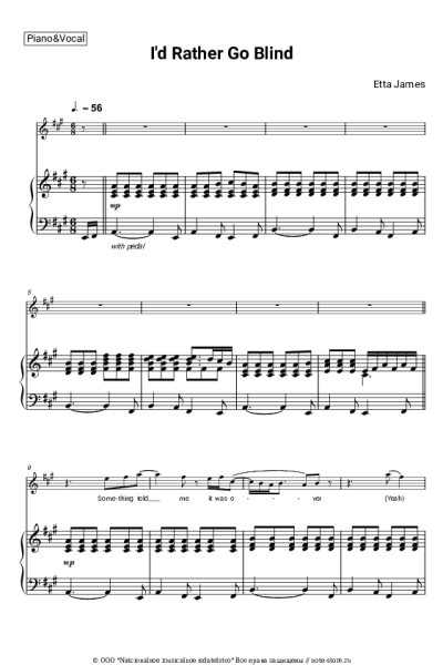 undefined Etta James - I'd Rather Go Blind