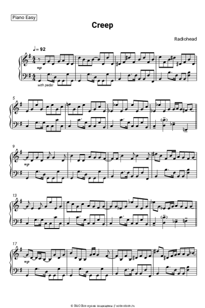 undefined Radiohead - Creep