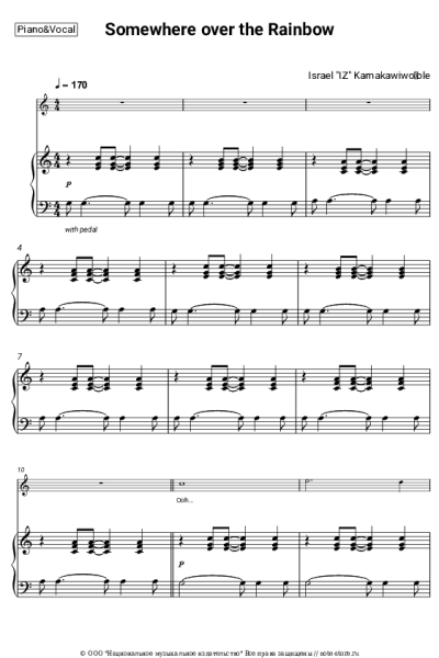 undefined Israel "IZ" Kamakawiwoʻole - Somewhere over the Rainbow