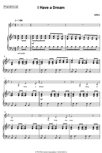 undefined ABBA - I Have a Dream