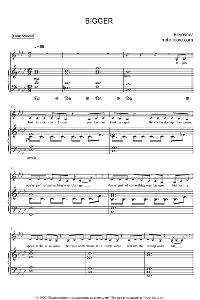undefined Beyonce - BIGGER