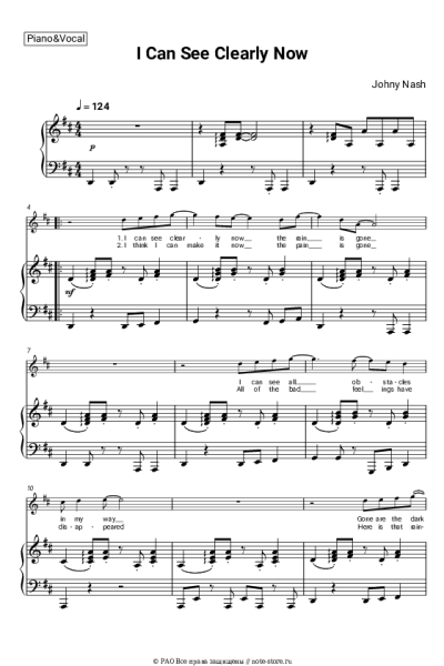 undefined Johnny Nash - I Can See Clearly Now