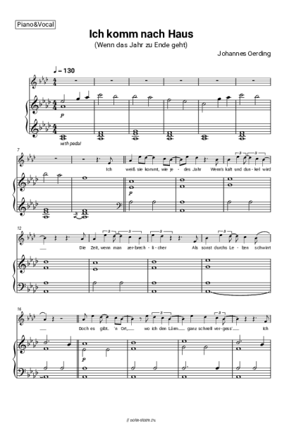 undefined Johannes Oerding - Ich komm nach Haus (Wenn das Jahr zu Ende geht)