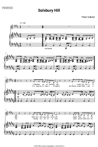 undefined Peter Gabriel - Solsbury Hill