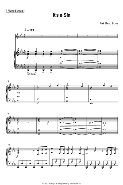 undefined Pet Shop Boys - It's A Sin