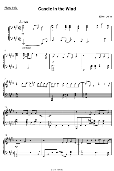 undefined Elton John - Candle in the Wind