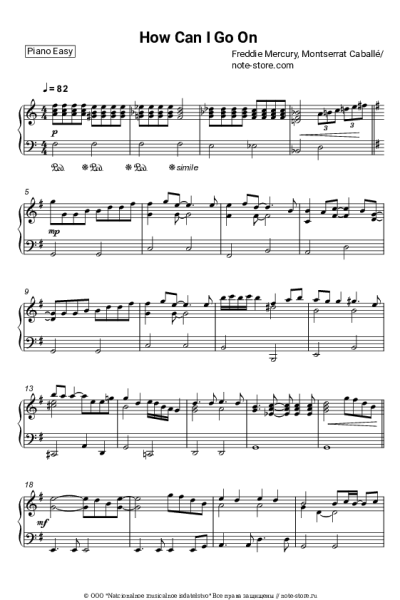 undefined Freddie Mercury, Montserrat Caballé - How Can I Go On