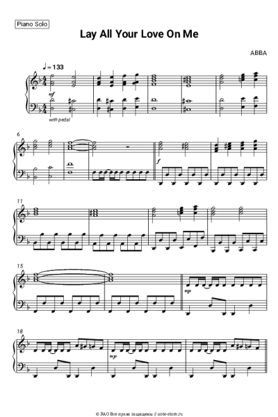 undefined ABBA - Lay All Your Love On Me