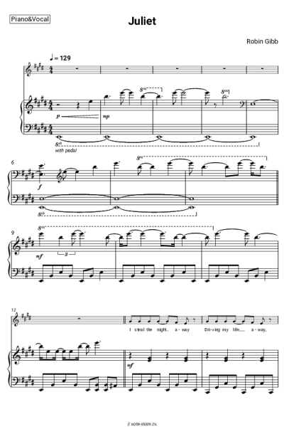 undefined Robin Gibb - Juliet