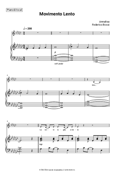 undefined Annalisa, Federico Rossi - Movimento Lento