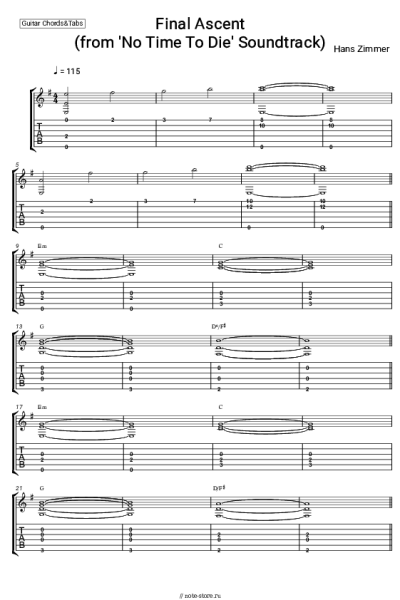 undefined Hans Zimmer - Final Ascent (from 'No Time To Die' Soundtrack)