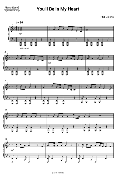 undefined Phil Collins - You'll Be in My Heart (from Tarzan)