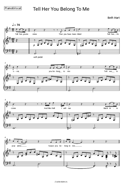 undefined Beth Hart - Tell Her You Belong to Me