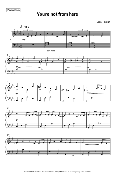 undefined Lara Fabian - You're not from here