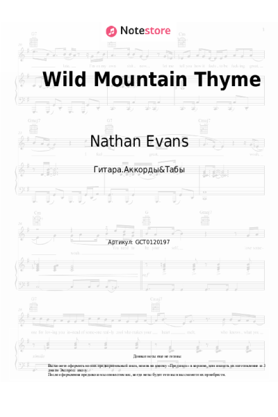 undefined Nathan Evans - Wild Mountain Thyme