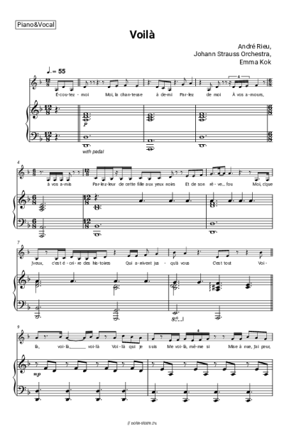 undefined André Rieu, Johann Strauss Orchestra, Emma Kok - Voilà