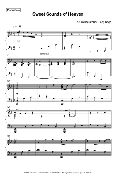 undefined Lady Gaga, The Rolling Stones - Sweet Sounds of Heaven