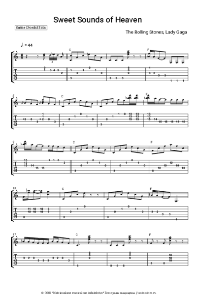 undefined Lady Gaga, The Rolling Stones - Sweet Sounds of Heaven