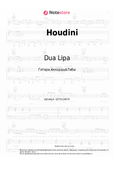 undefined Dua Lipa - Houdini