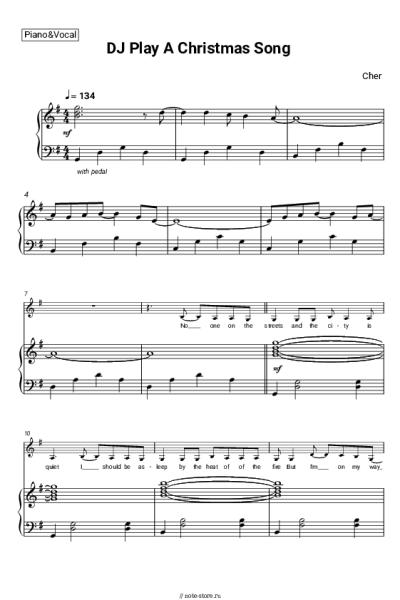 undefined Cher - DJ Play A Christmas Song