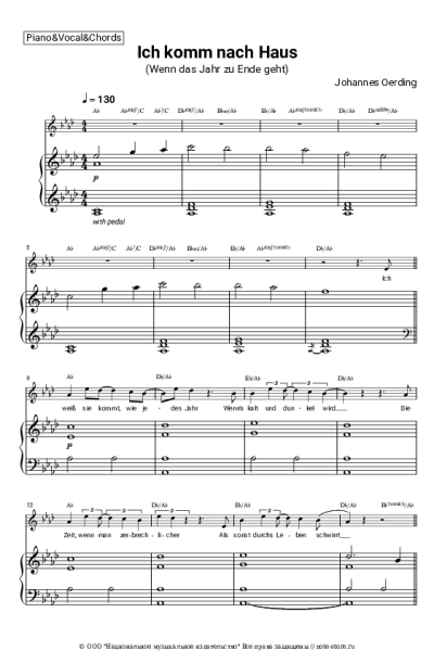 undefined Johannes Oerding - Ich komm nach Haus (Wenn das Jahr zu Ende geht)
