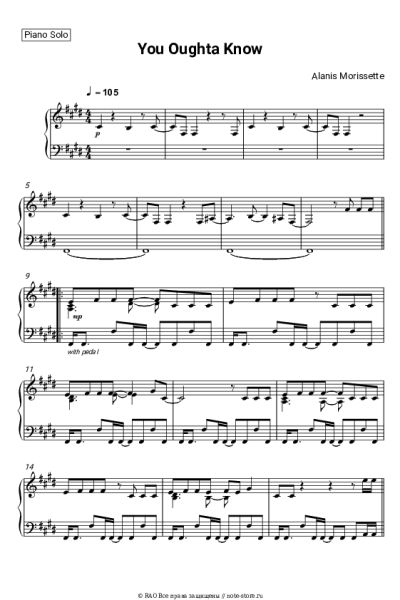 undefined Alanis Morissette - You Oughta Know