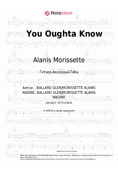 undefined Alanis Morissette - You Oughta Know