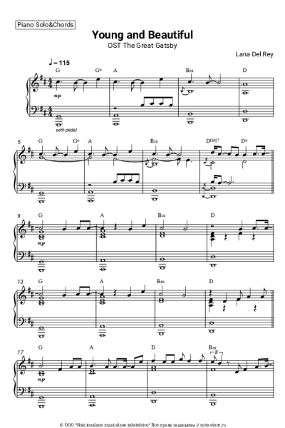 undefined Lana Del Rey - Young and Beautiful (OST The Great Gatsby)