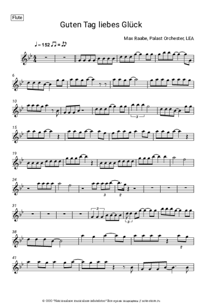 Ноты, аккорды LEA, Max Raabe, Palast Orchester - Guten Tag, liebes Glück